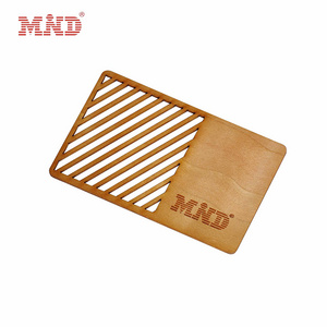 Custom luxury printing bamboo rfid nfc MIFARE Classic EV1 1K business key wood wooden card