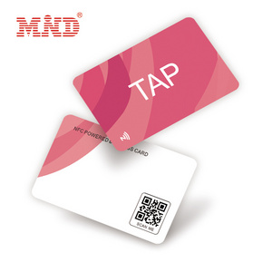 Personalized Logo MIFARE Classic EV1 1K QR Smart Digital NFC Business Name VIP Loyalty NFC Cards