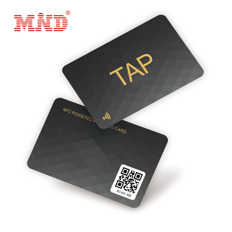 Personalized Logo MIFARE Classic EV1 1K QR Smart Digital NFC Business Name VIP Loyalty NFC Cards