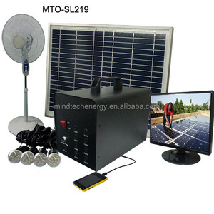 Indoors 5Kw Solar Panel Energy System Portable Power Station Solar Battery Generator 60W Solar Light Kit