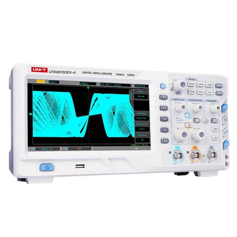 UNI-T UTD2072CEX-II Digital Storage Oscilloscope 8 Inch TFT LCD / Dual channel / 70MHz Bandwidth