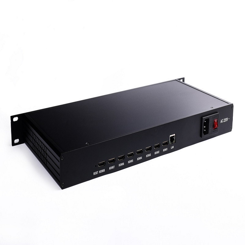 Rack-mount 8 Channel H.264 /H265 MPEG-4 HDMI Video Encoder