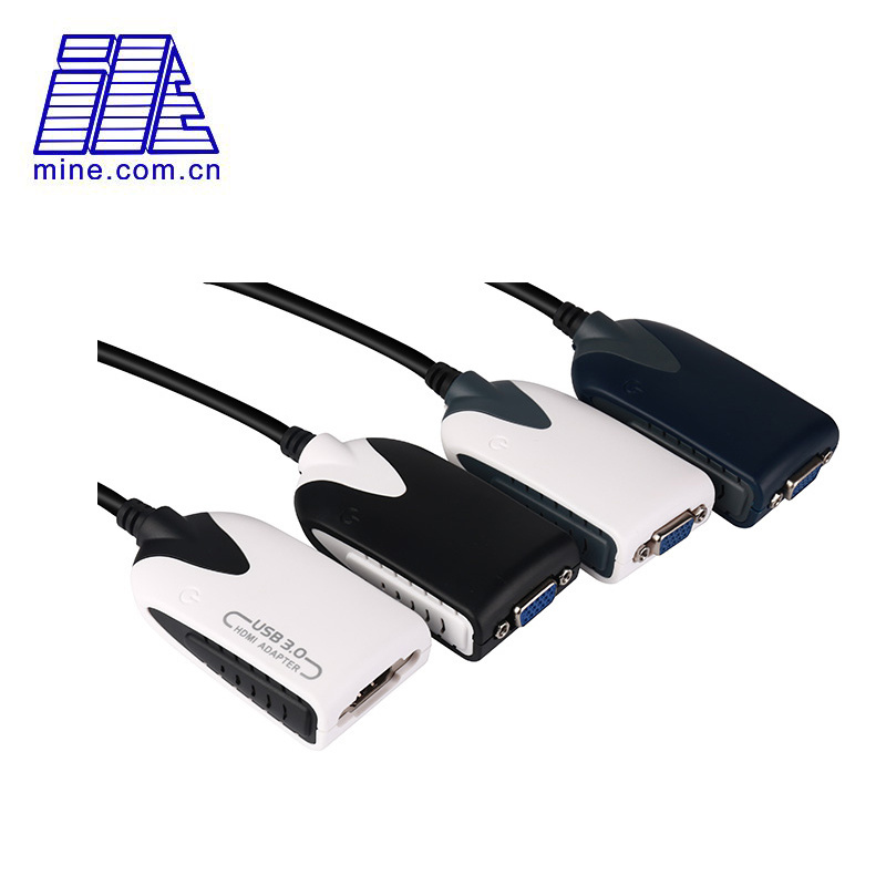 HD 1080P SuperSpeed USB 3.0/2.0 to VGA Multiple Displays Converter Cable External Video Graphic Card Adapter