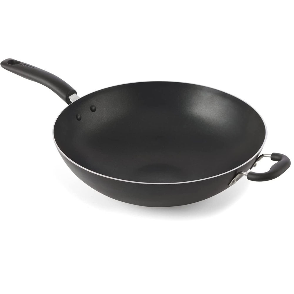 Factory Direct Wok No Oily Smoke Pan Non-stick Kitchen Wok nonstick stainless steel frying pan