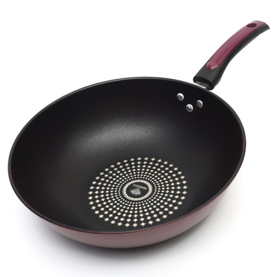 Factory Direct Wok No Oily Smoke Pan Non-stick Kitchen Wok nonstick stainless steel frying pan