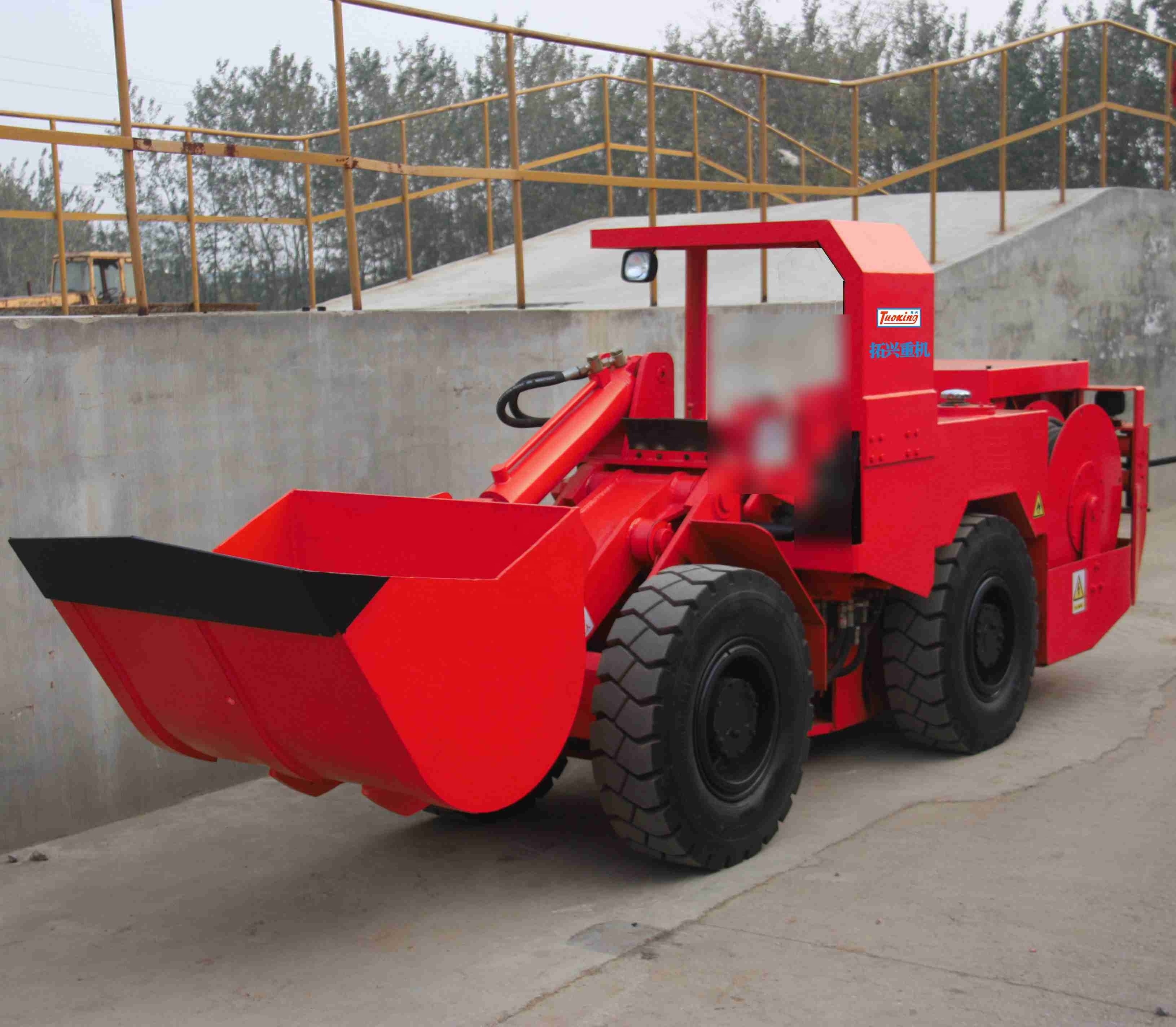 TC-0.5E Wheel Electric LHD Underground Loader Special Mining Tunnel Mucking Machine Front Loader