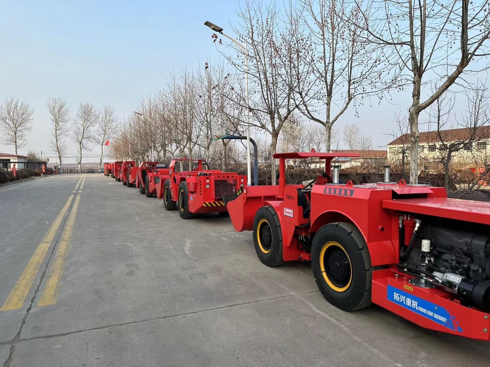 TC-0.5E Wheel Electric LHD Underground Loader Special Mining Tunnel Mucking Machine Front Loader