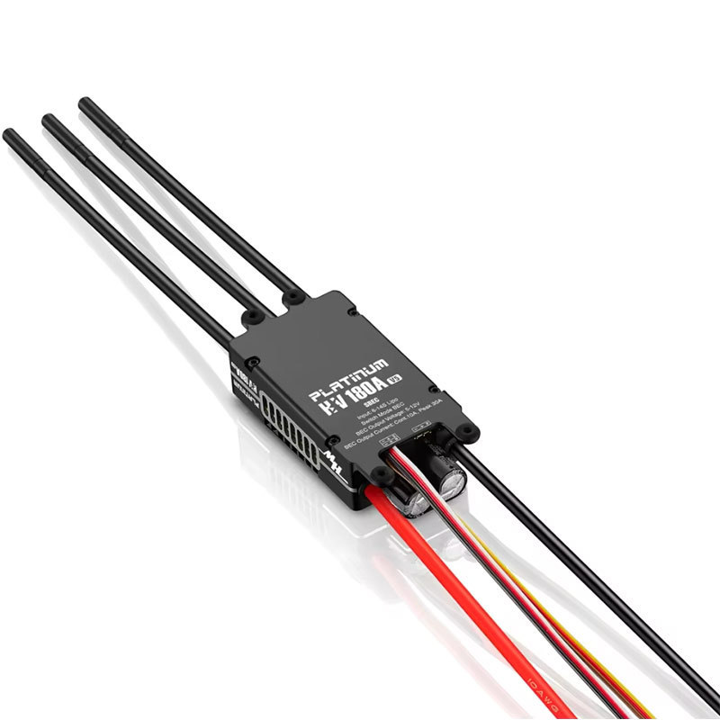 Hobbywing Platinum HV 180A SBEC BEC/ OPTO V5 6-14S Lipo Brushless ESC RC Drone Helicopters Aircraft Accessories