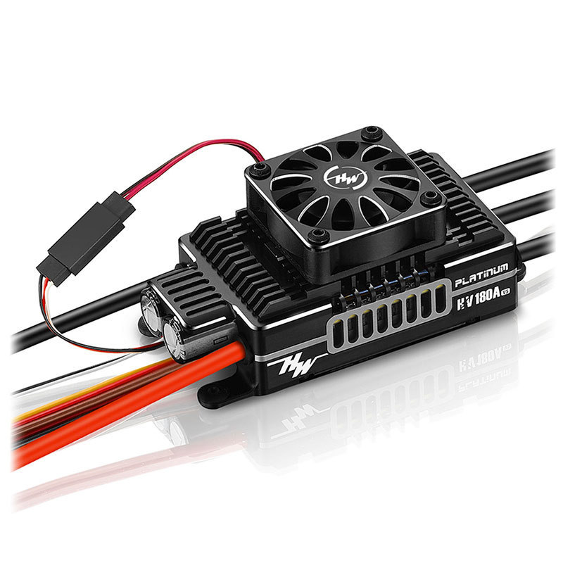 Hobbywing Platinum HV 180A SBEC BEC/ OPTO V5 6-14S Lipo Brushless ESC RC Drone Helicopters Aircraft Accessories