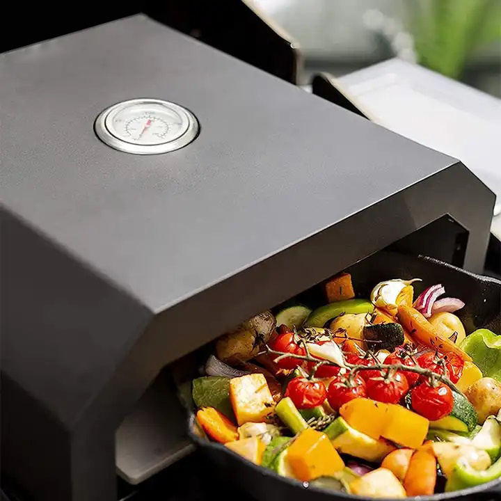 Portable Countertop Mini Charcoal Grills Pizza Oven Outdoor Gas And Wood Bbq Top Pizza Box Ovens With Pizza Stone