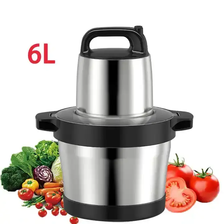 Multifunction 6l Large Capacity Yam Pounder Home Kitchen Food Grinders Cheap Stainless Steel Best Meat Chopper