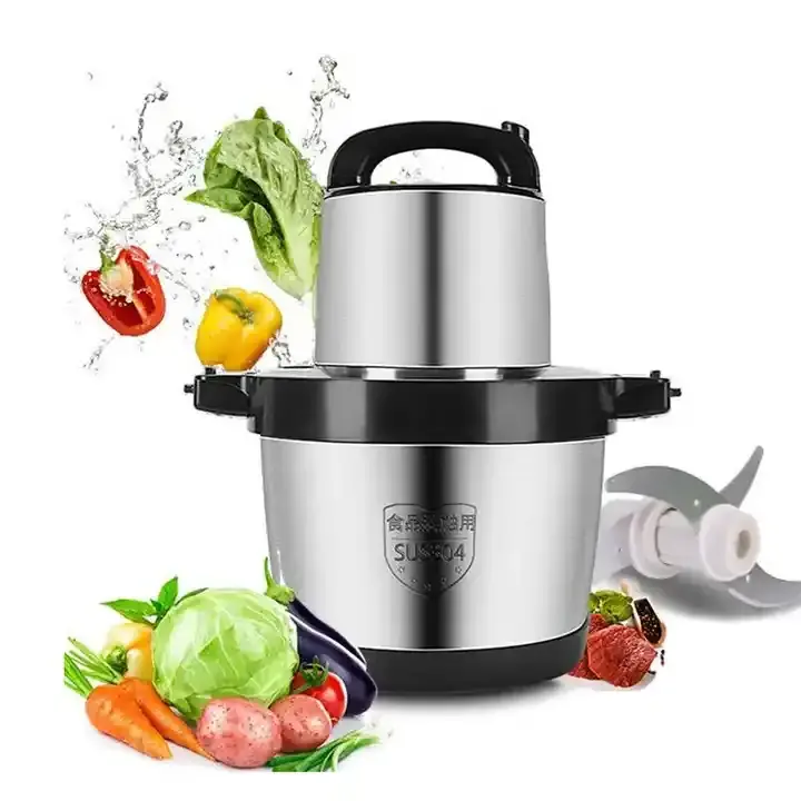 Multifunction 6l Large Capacity Yam Pounder Home Kitchen Food Grinders Cheap Stainless Steel Best Meat Chopper