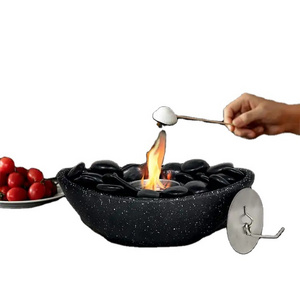 Outdoor Indoor Portable Fireplace Smokeless Table Top Fire Bowl Personal Ethanol Fire Pit Large Alcohol Ethanol Fireplace