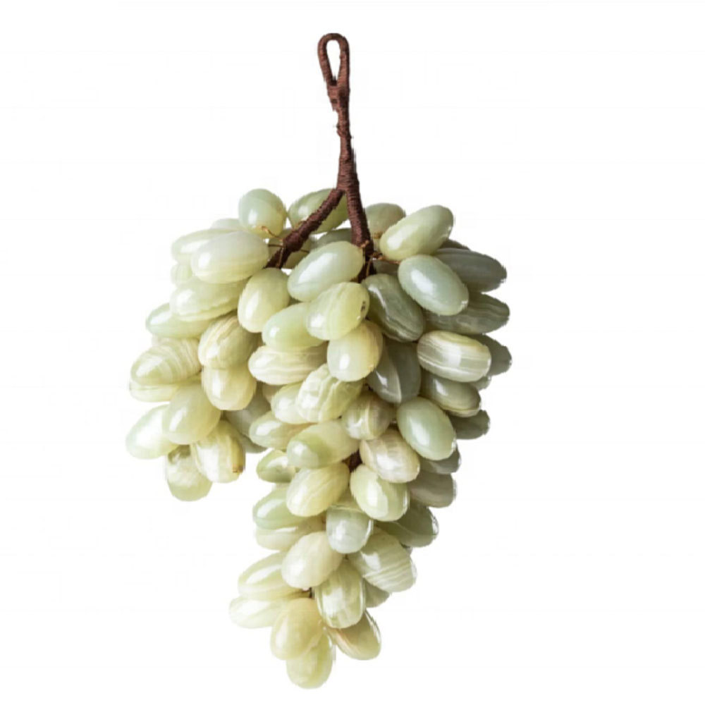 Good Quality Customized Onyx  Grapes In Different Sizes Carved and Polished Onyx Fruits Grapes For Sale