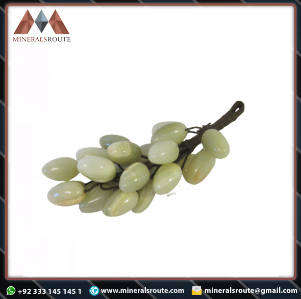 High Quality Green Onyx Grapes Customized Handmade crafts  Onyx marble crafts Top Quality products from Minerals route.