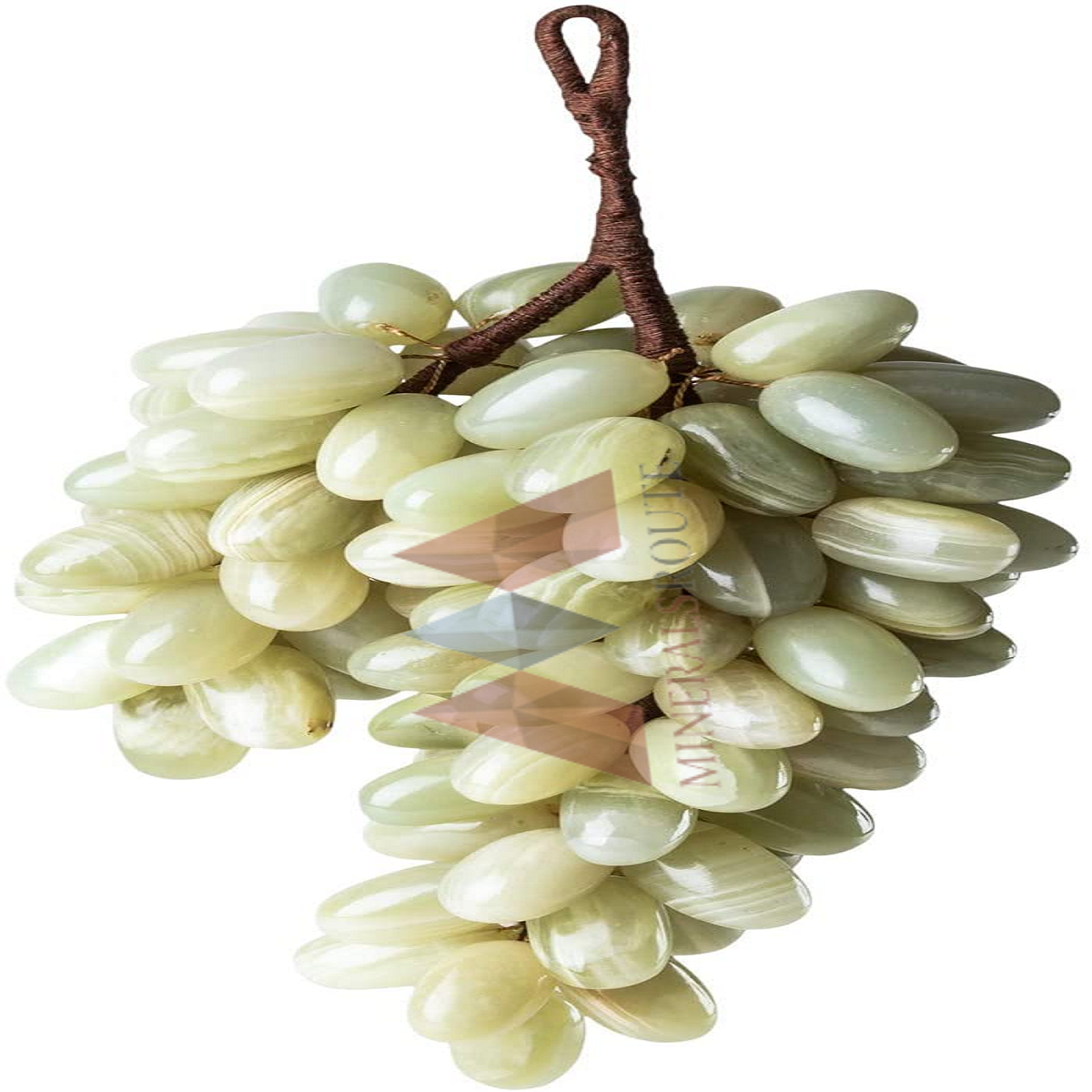 High Quality Light Green onyx grapes Handmade Onyx ISO 9001 and 22000 certified company origin Pakistan use in office and home