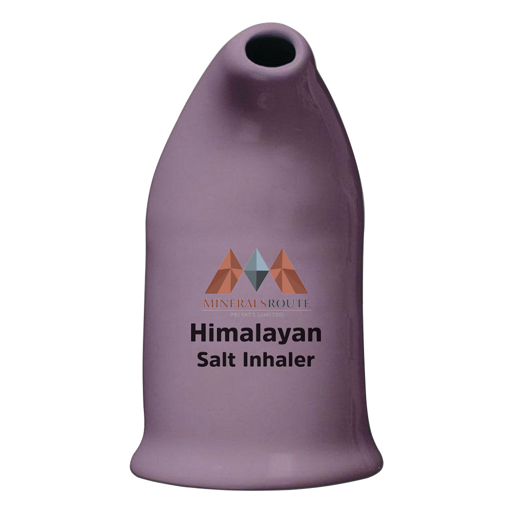 Wholesale price Ceramic Pure Crystal Pink Himalayan Salt Inhaler health care supplies Himalayan salt inhaler