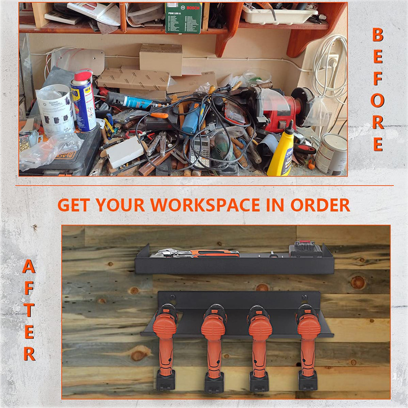 Wall-mounted Storage Holders Racks for Power Tools