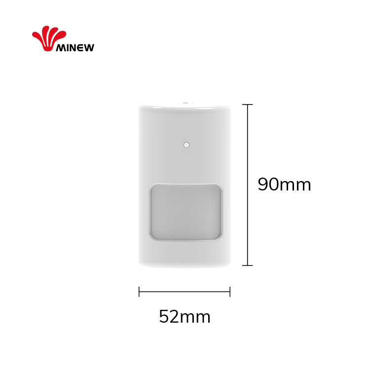 plastic enclosure rugged programmable wall mounting bluetooth beacon pir body occupancy motion sensor for human detection