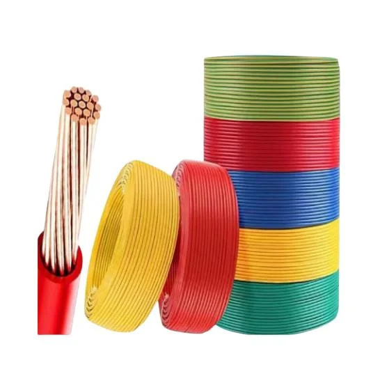 Flexible Twin Earth Electric Wire BV/BVR/BVV/BVVB Cable with PVC & Silicone Insulated Copper Soft Conductor Electric Cable Wire