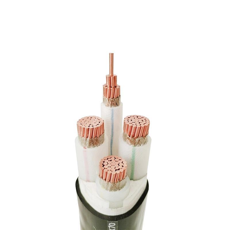 Wdzn-Yjy Low Smoke Zero Halogen PVC Electric Power Cable with PE Insulation and Copper Conductor for Construction Low Voltage