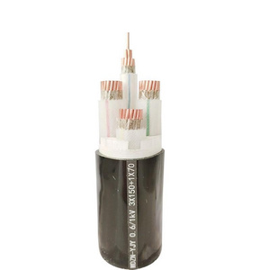 Wdzn-Yjy Low Smoke Zero Halogen PVC Electric Power Cable with PE Insulation and Copper Conductor for Construction Low Voltage