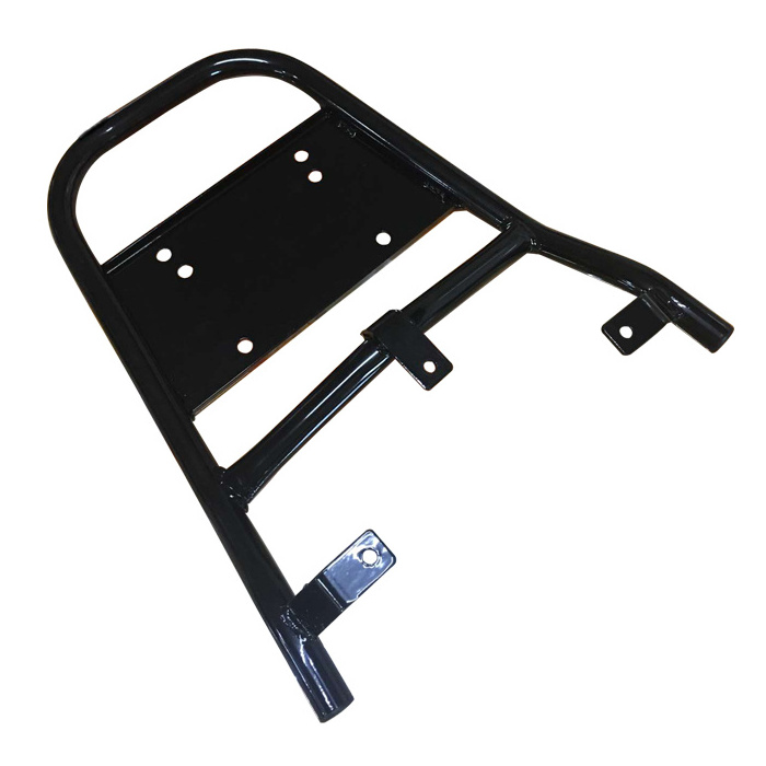 Motorcycle rear luggage rack