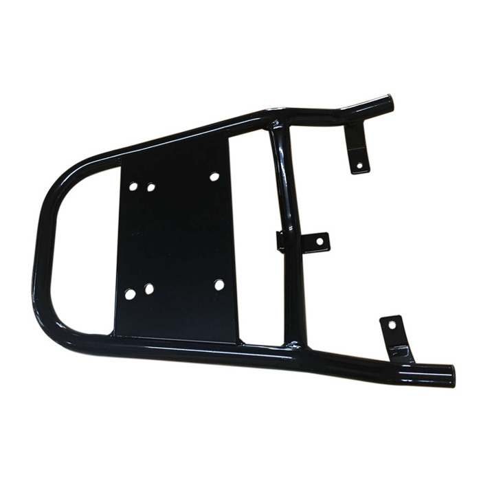 Motorcycle rear luggage rack