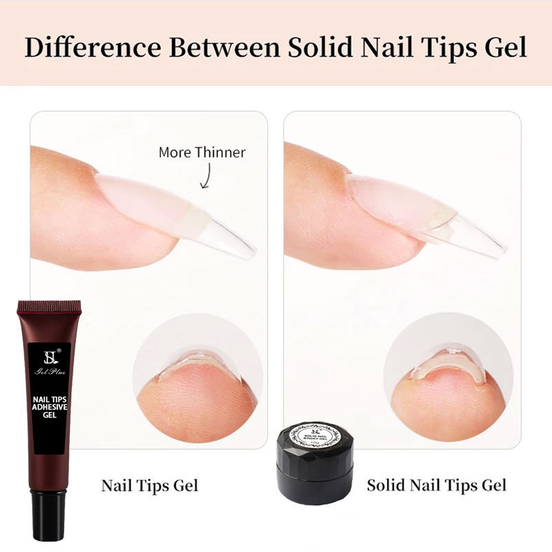 HS New Product Gel Glue For Fingernail In Tube 20g Manufacturer Adhesive Sticky Gel Soft Nail Tips Gel