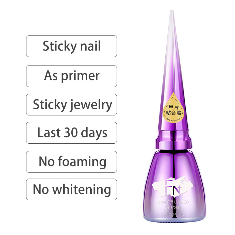 Nail Supplies Nail Tips Gel Private Label Acrylic Rhinestones Decorations Strong Adhesive Nail Glue