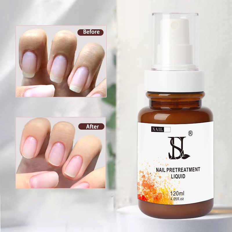 HS Fast Softener Exfoliating Spray Cuticle Oil Pretreatment Auxiliary Liquid Nail Care for Salon Use OEM/ODM Model Color Gel