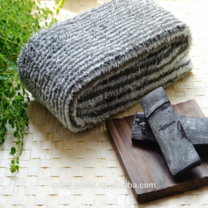 Absorbent Bamboo Charcoal Fiber Dish Wash Cloth Clean Microfiber Bamboo Charcoal Clean Towel For Kitchen