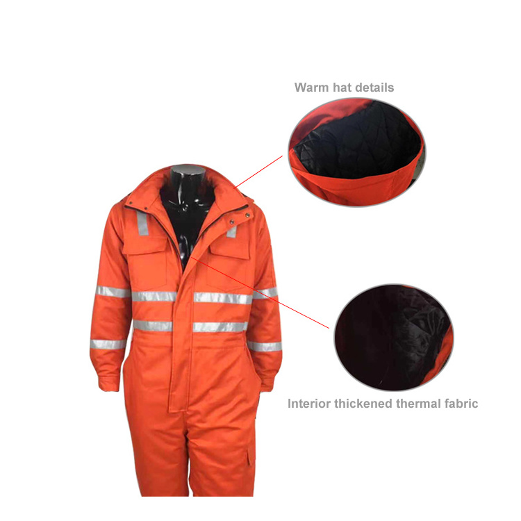 High Visibility Reflective Workwear Winter Outwear overalls Safety Clothing Outdoor  for mining workwear Men work uniform