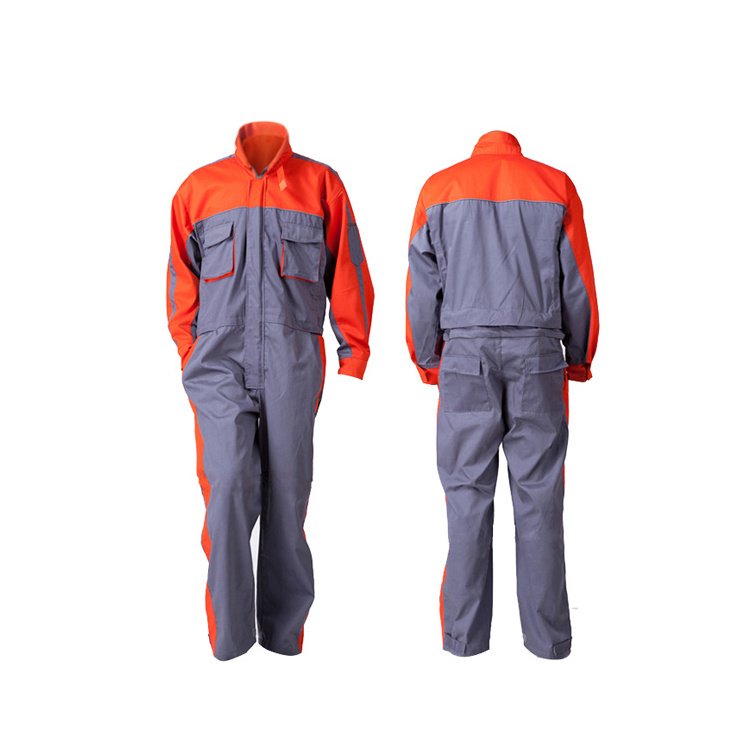 Custom White overalls Long Sleeve men's work uniform Boiler Suit