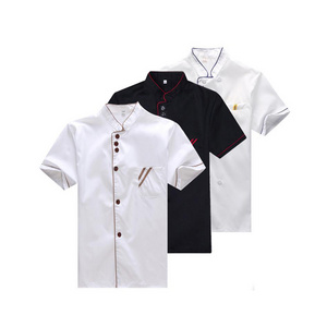 Fashion Kitchen  chef jacket  Button-Up Unisex Design Washable Chef Must-Have Uniform