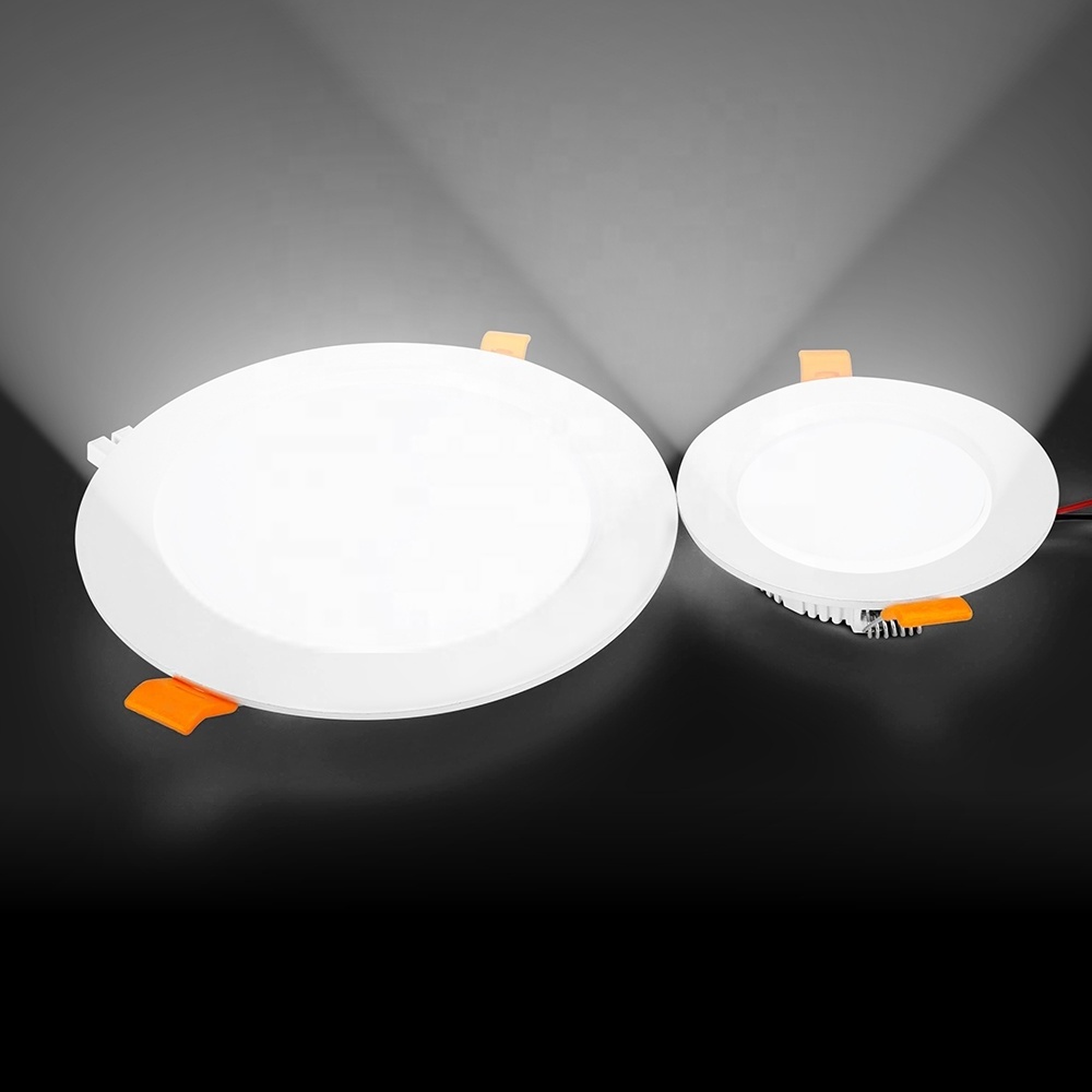 Ultra Slim Panel Recessed Round Ceiling Lamp 220V 3W 5W 7W 9W 12W 15W 18W SMD LED Spotlight Downlight