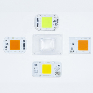 NEW design led optical lens AC COB Led Lenses With Reflector Optic, lens and rubber seal for LED Light