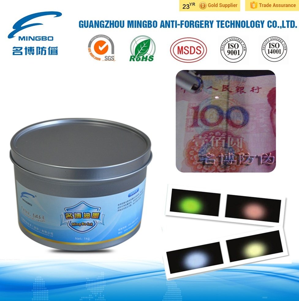 infrared invisible ink for offset printing