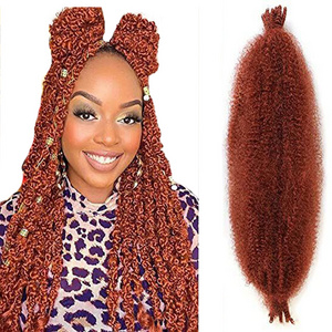 Springy Afro Twist Hair Marley Twist Braiding Hair Pre-fluffed Spring Twist Hair for Faux Locs