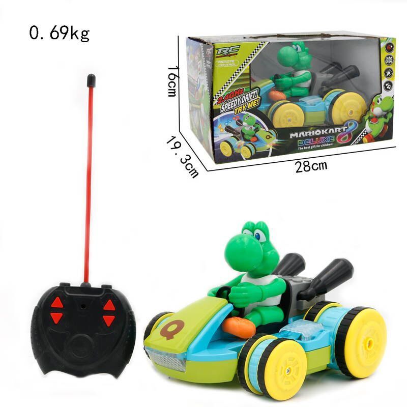 MB3  Wholesale cartoon car mario luigi action figure remote control battery vehicle Kart Cars Figure toys for gift