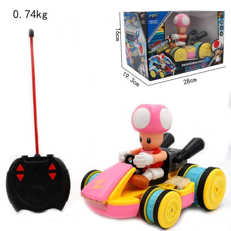 MB3  Wholesale cartoon car mario luigi action figure remote control battery vehicle Kart Cars Figure toys for gift