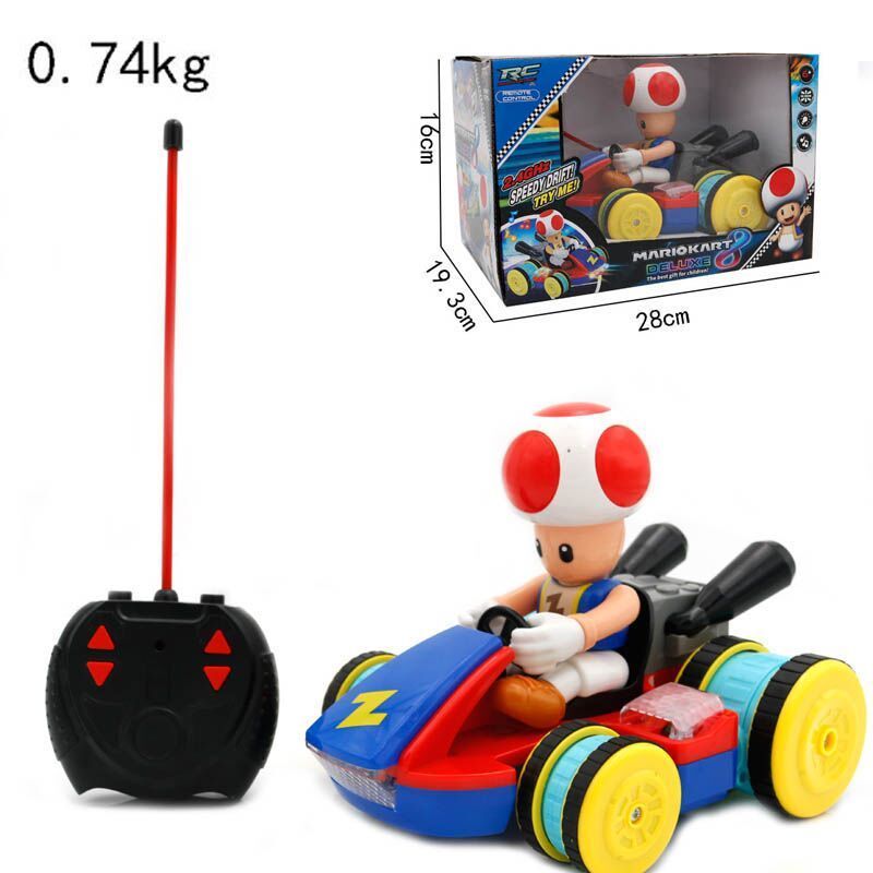 MB3  Wholesale cartoon car mario luigi action figure remote control battery vehicle Kart Cars Figure toys for gift