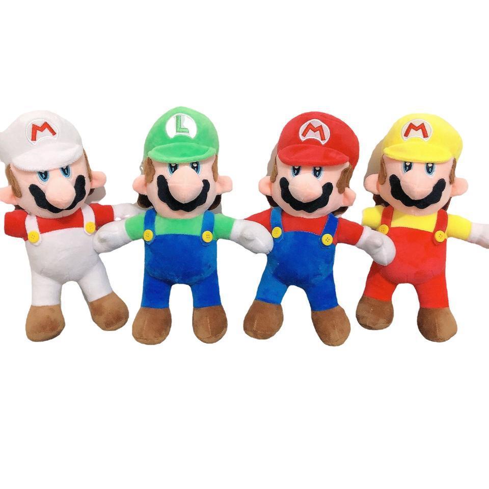 MB 31056 4Styles Super Mario Plush Toy Mario Claw Doll Machine Figure Cartoon Game Christmas Gift Mario Plush Toy