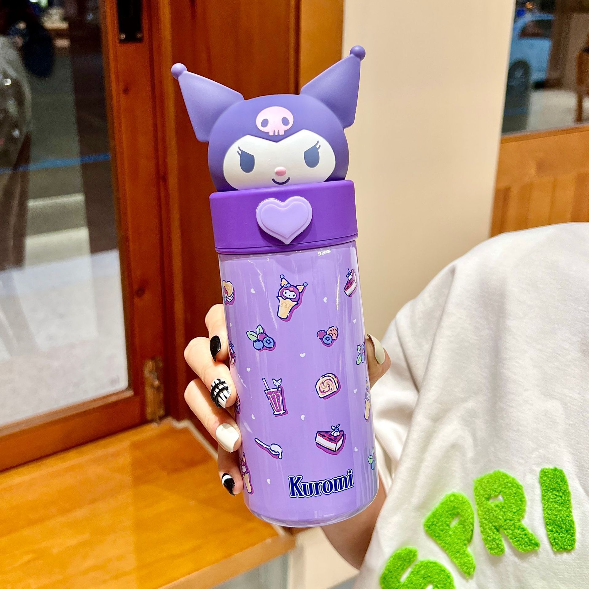 Cartoon Kuromi My Melody Water Cup 316 Stainless Steel Children's Portable Water Bottle Student Cute Cartoon Cup