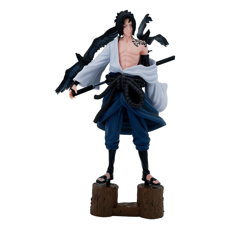 MB4 27cm anime NARUT figure Sword of Kusanagi Uchiha Sasuke GK Statue PVC Adult Collection Model Doll Action Figures Toys