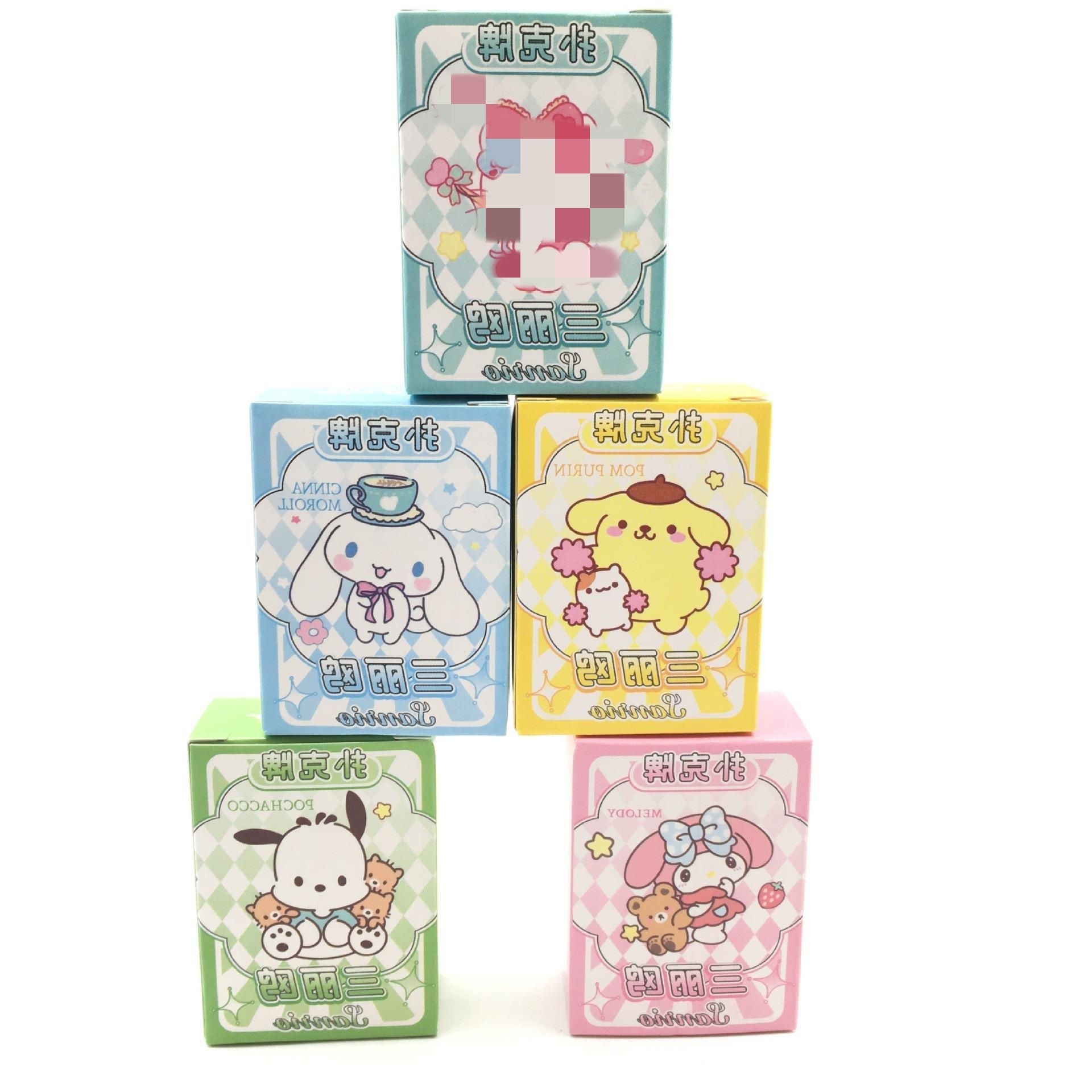 Lovely Kuromi Family Board Game Card My Melody Cinnamoroll Ketty Cat Playing Cards Landlord Cardlovely