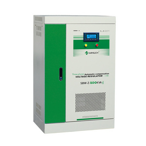 MINGCH SBW series servo stabilizer voltage regulator 200kva 300kva 380v high precision automatic stabilizer voltage regulator