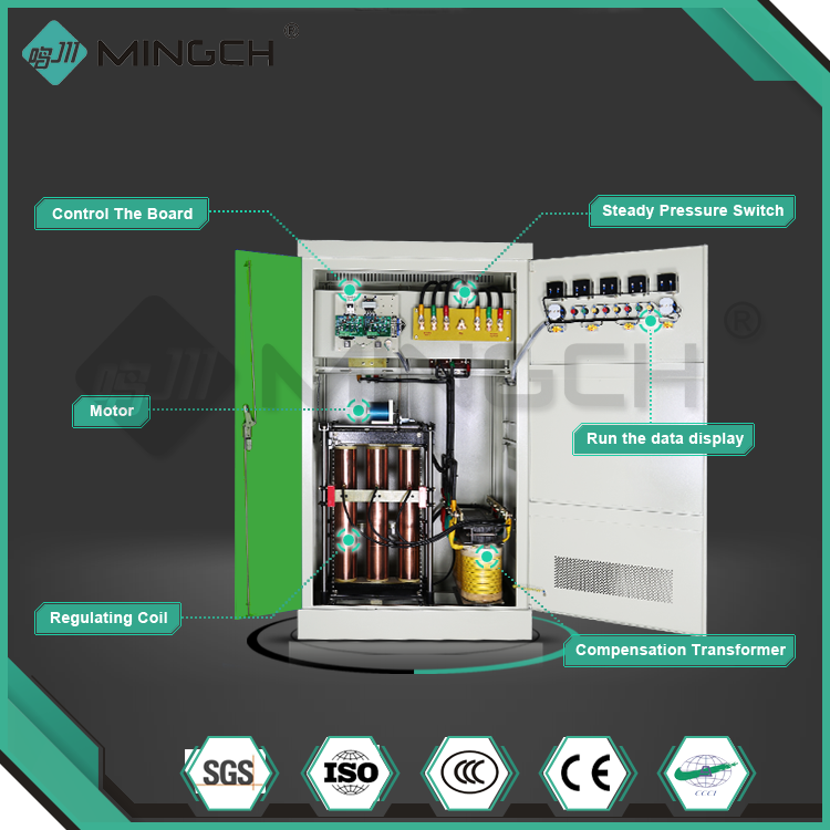 MINGCH Three Phases Voltage Stabilizer For Water Pump From 30k-500k