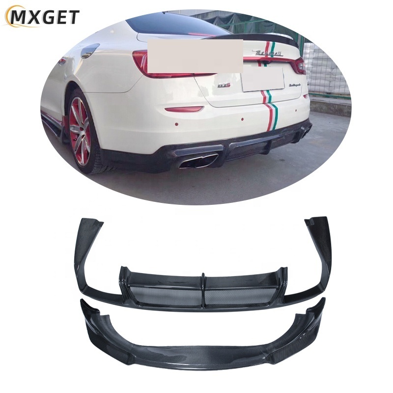 Quattroporte Carbon Fiber Front Lip Spoiler Body Kits For Maserati Quattroporte 2013-2016