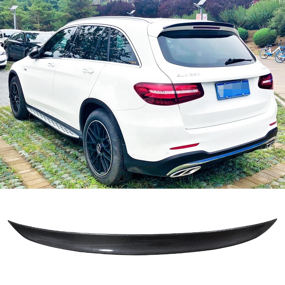 Roof spoiler Upgrade  Carbon Fiber Rear Trunk Spoiler Hatchback Spoiler For Mercedes Benz GLC SUV (C253) 2016-2022